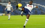 Le milieu de terrain français de Tottenham Tanguy Ndombélé lors d'un match à Brighton, le 31 janvier 2021