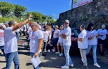 manif agriculteurs à la DAAF saint-pierre 