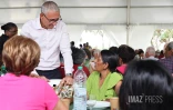 repas des séniors au colosse avec joé bedier 