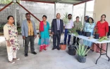 jardin partagé à saint paul avec le consul de l'inde