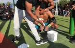 Championnat régional street workout au Port, bek la barre 
