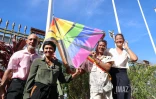 Saint-Denis : levée de drapeau arc-en-ciel pour le mois des visibilités [?]