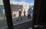 travaux du marché artisanal provisoire 