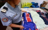 saisies de contrefaçons de maillots de football 
