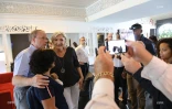 Arrivée de Marine Le Pen