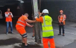Cyclone Emnati : la digue mobile de nouveau installée à Saint-Paul 