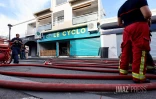 Le Port : une trottinette électrique prend feu, un magasin de vélo victime d'un incendie