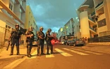 Grosses tensions au Port dans le quartier Titan. (Photos Richard Bouhet/Imaz Press)