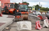 travaux RN1 la Possession