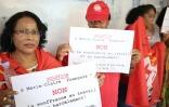 manifestation au rectorat 