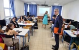 Rostane Mehdi, recteur de l'académie de La Réunion en visite au lycée Georges Brassens .