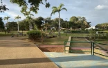 parc boisé au port 