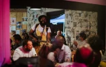 Joël Manglou et et Saodaj au Bisik pour leur premier concert de l'année 