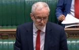 L'ancien Premier ministre travailliste Jeremy Corbyn, à Londres le 25 mars 2020