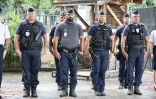 Hommage à Malartic pour les trois policiers tués