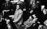 Hermann Goering, ancien numéro 2 du régime nazi, au tribunal de Nuremberg, le 21 novembre 1945