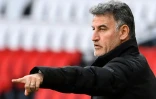 L'entraîneur de Lille, Christophe Galtier, lors du match de L1 contre le Paris Saint-Germain, le 3 avril 2021 au Parc des Princes