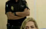 L'infante Cristina lors de son procès, le 10 juin 2016 à Palma de Majorque