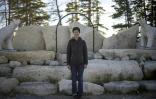 Valeria Vergara, chercheuse à la fondation Raincoast Conservation et spécialiste de la communication des bélugas, le 10 août 2022 à Churchill, au Canada, 