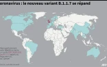Coronavirus : la propagation du variant britannique