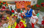 Le Port : le père Noël a rendu visite aux enfants