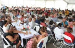 repas des séniors au colosse avec joé bedier 