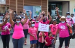 Saint-Benoît : 300 personnes pour la marche rose 