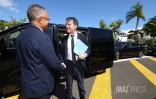 Manuel Valls reçu par Cyrille Melchior
