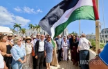 Levée de drapeau de la Palestine St-Denis