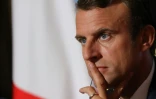 Emmanuel Macron lors d'une réunion à l'Elysée avec des dirigeants africains au sujet des migrationsle 28 août 2017