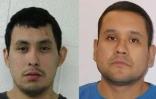 Damien Sanderson (g) et Myles Sanderson, les deux suspects des attaques à l'arme blanche dans la Saskatchewan, au Canada, le 4 septembre 2022