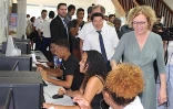Visite de la ministre à la MIO de Saint-Paul