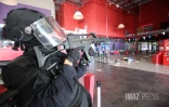 simulation prise d'otages au cinépalmes 