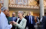 Élisabeth Borne en visite à Salazie