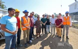 travaux du marché artisanal provisoire 
