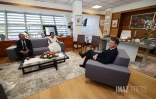 Manuel Valls reçu par Huguette Bello