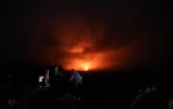 Piton de la Fournaise, éruption, volcan, 13 août 2019, route des laves, RN2