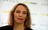 La directrice générale par intérim de Renault, Clotilde Delbos, au siège de Renault à Boulogne-Billancourt, le 14 février 2020