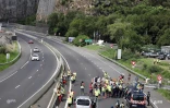 Barrage des Gilets Jaunes à La Possession
