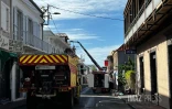Saint-Denis : des tôles menacent de s'envoler, une partie de la rue Jean Châtel fermée