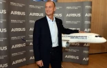 Tom Enders, le président exécutif d'Airbus, le 14 février 2019 à Blagnac, près de Toulouse
