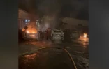 [Vidéo] Saint-Louis : la totalité des véhicules du poste de police, incendiés