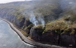 Incendie sur la route du littoral