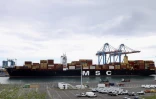 Escale du plus gros porte-conteneur jamais accueilli