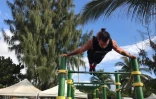 Championnat régional street workout au Port, bek la barre 