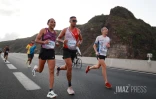 [Photos] Marathon de la corniche : 1.300 coureurs sur le bitume, la route du littoral fermée dans le sens nord - ouest