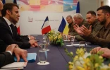 Offensive diplomatique de Zelensky au G7, qui appelle Pékin à "faire pression" sur Moscou 