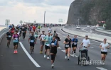 [Photos] Marathon de la corniche : 1.300 coureurs sur le bitume, la route du littoral fermée dans le sens nord - ouest