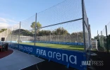inauguration du terrain FIFA arena 