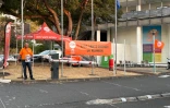 Manifestation du CFDT devant le CHU